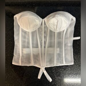 Mesh Corset Top